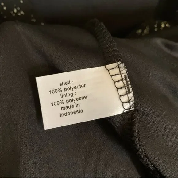 Lane Bryant | metallic print tunic long sleeve elastic waist cross front v neck - Picture 9 of 12